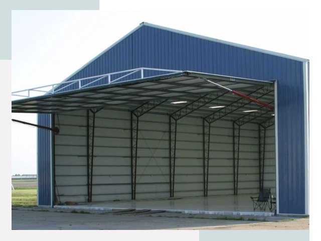 Прямо стенные ангары в Якутске