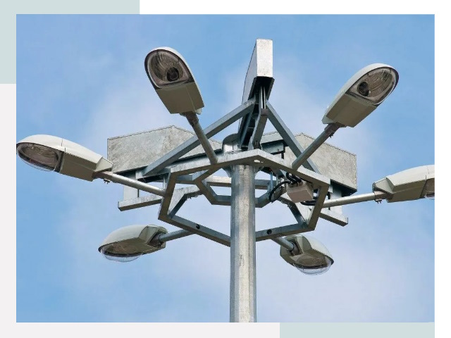 Монтаж осветительных мачт в Якутске