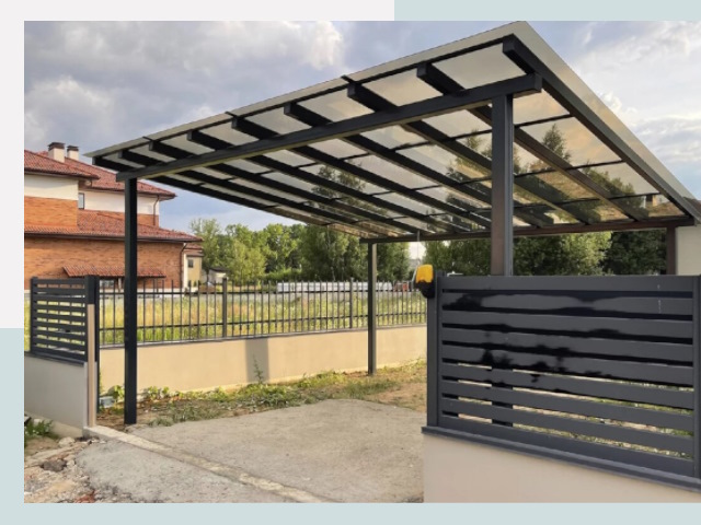 Металлические навесы в Якутск от 625 руб. за м²