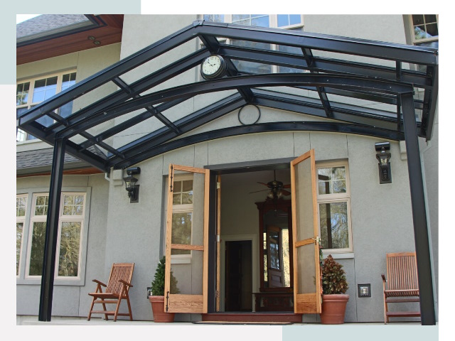 Козырьки металлические в Якутске