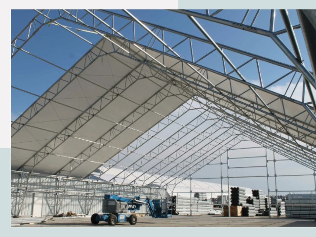 Каркасно-тентовые сооружения от СтальСтрой-Ктс по цене 625 руб.
